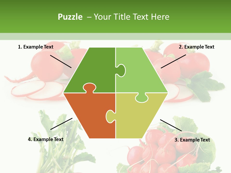 Nutrition Fruit Radish PowerPoint Template