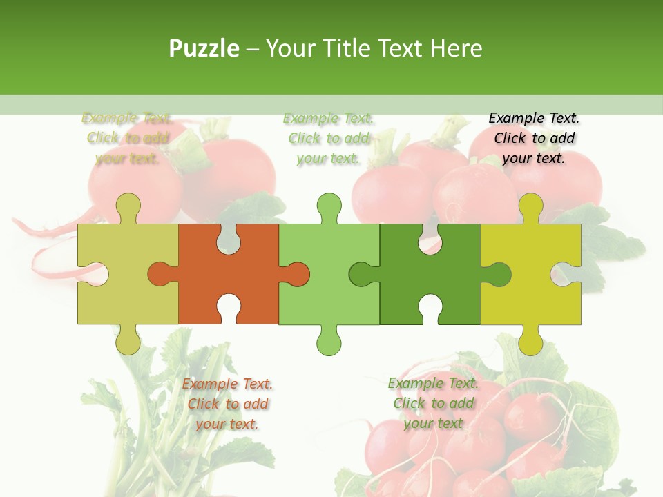 Nutrition Fruit Radish PowerPoint Template