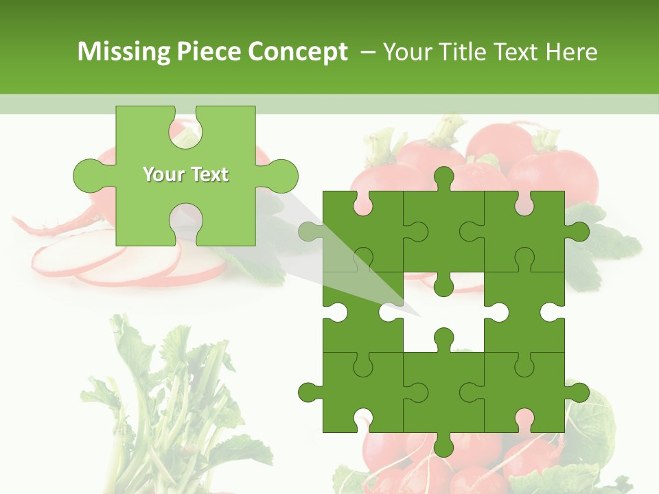 Nutrition Fruit Radish PowerPoint Template