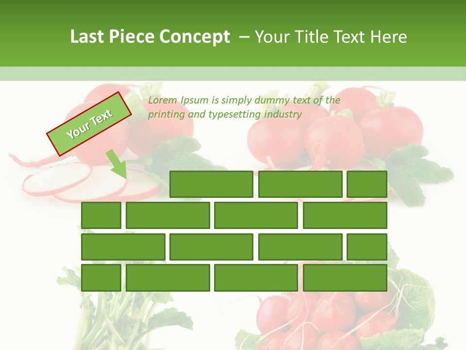 Nutrition Fruit Radish PowerPoint Template
