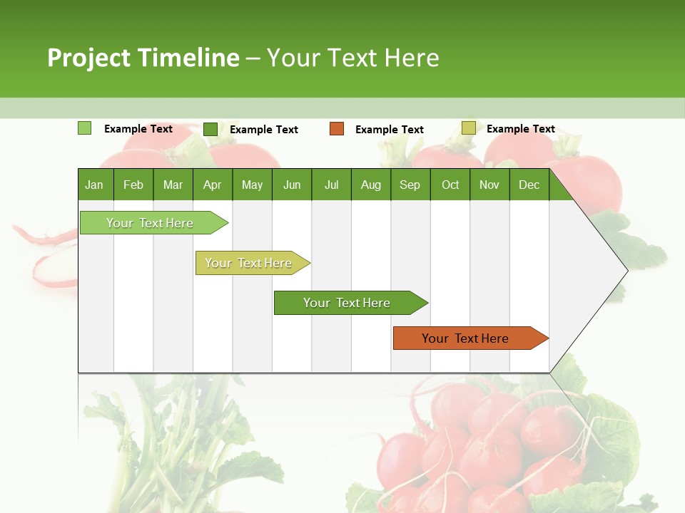 Nutrition Fruit Radish PowerPoint Template