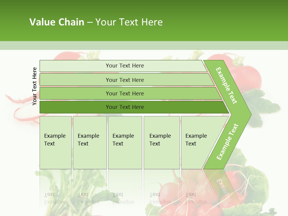 Nutrition Fruit Radish PowerPoint Template