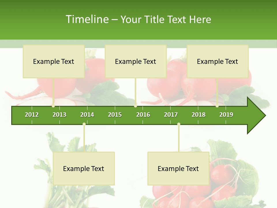 Nutrition Fruit Radish PowerPoint Template