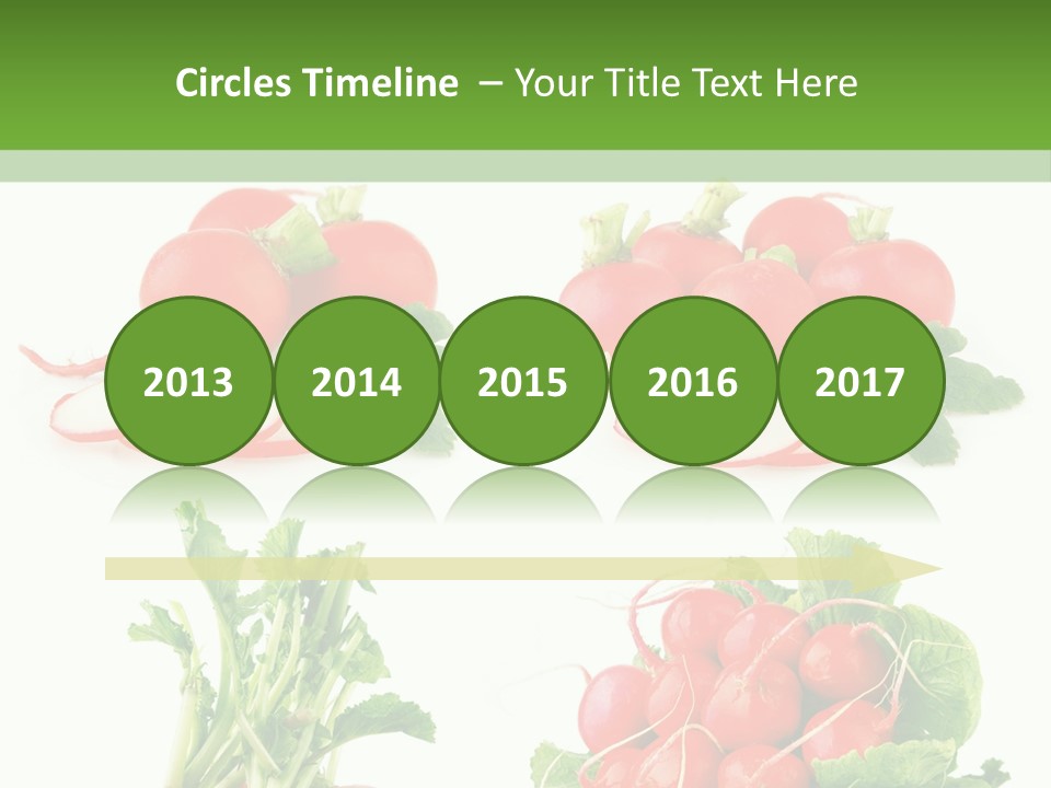 Nutrition Fruit Radish PowerPoint Template