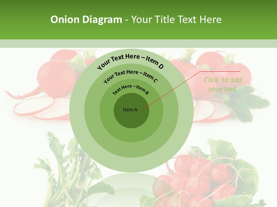 Nutrition Fruit Radish PowerPoint Template