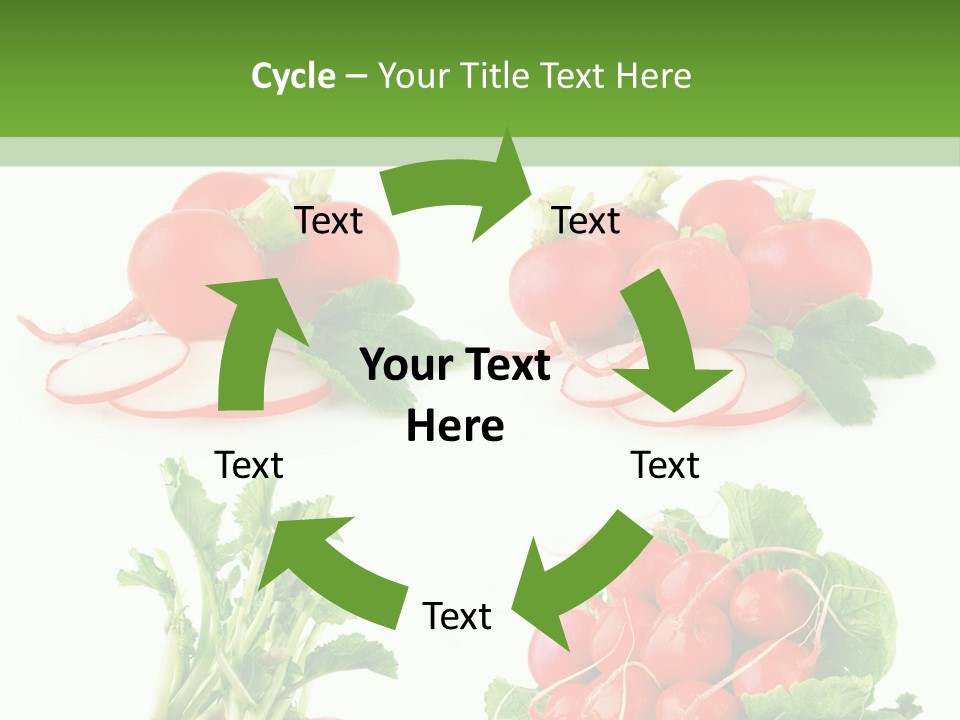 Nutrition Fruit Radish PowerPoint Template