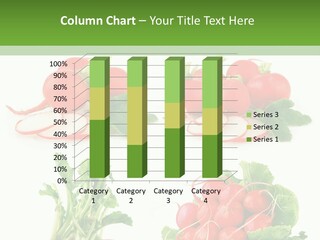 Nutrition Fruit Radish PowerPoint Template