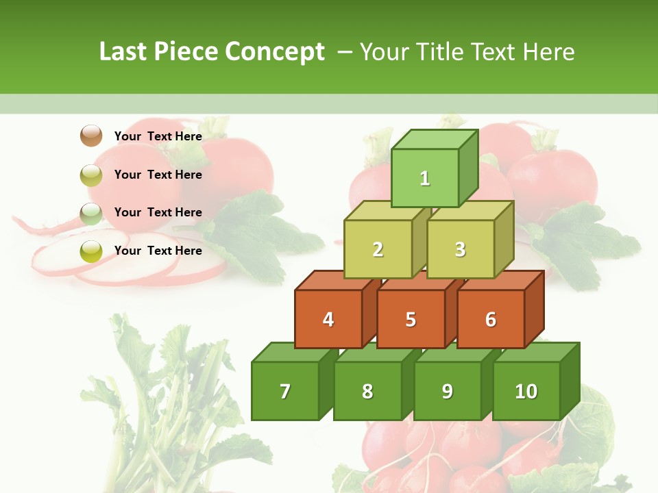 Nutrition Fruit Radish PowerPoint Template