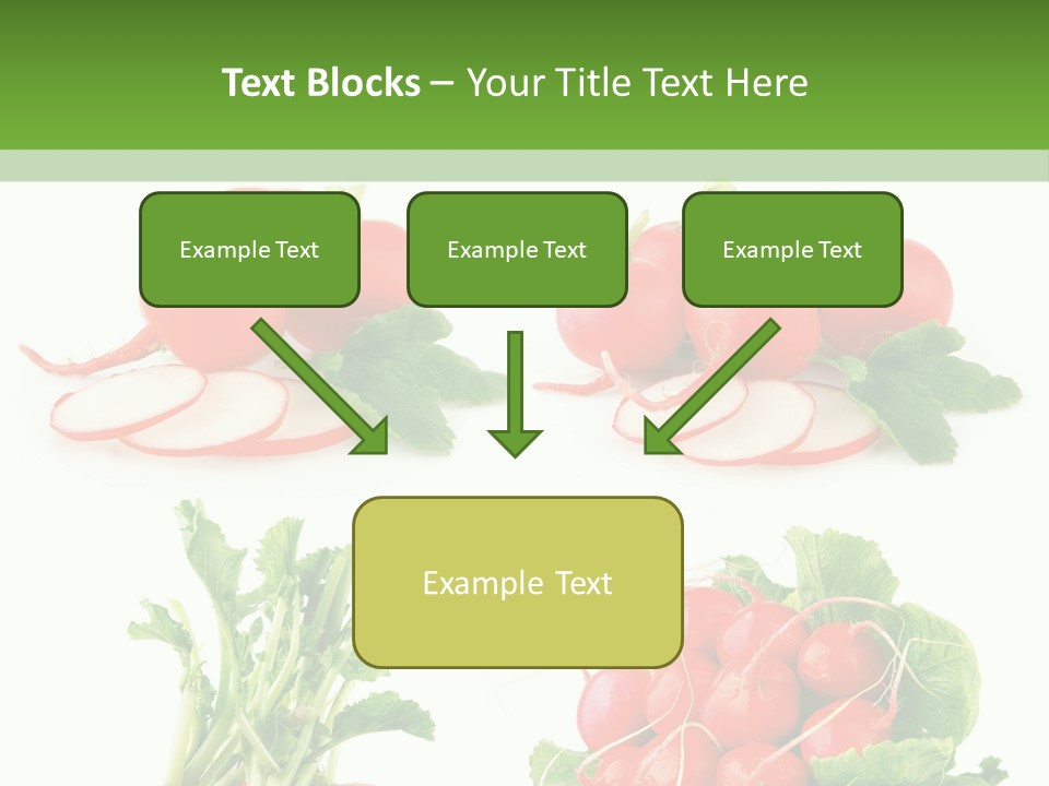 Nutrition Fruit Radish PowerPoint Template