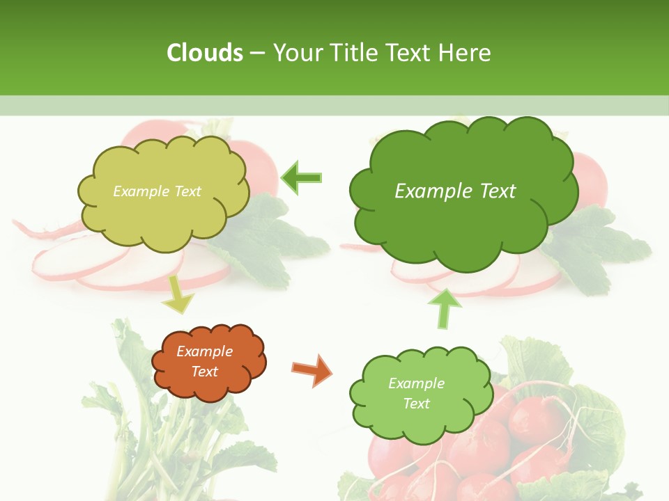 Nutrition Fruit Radish PowerPoint Template