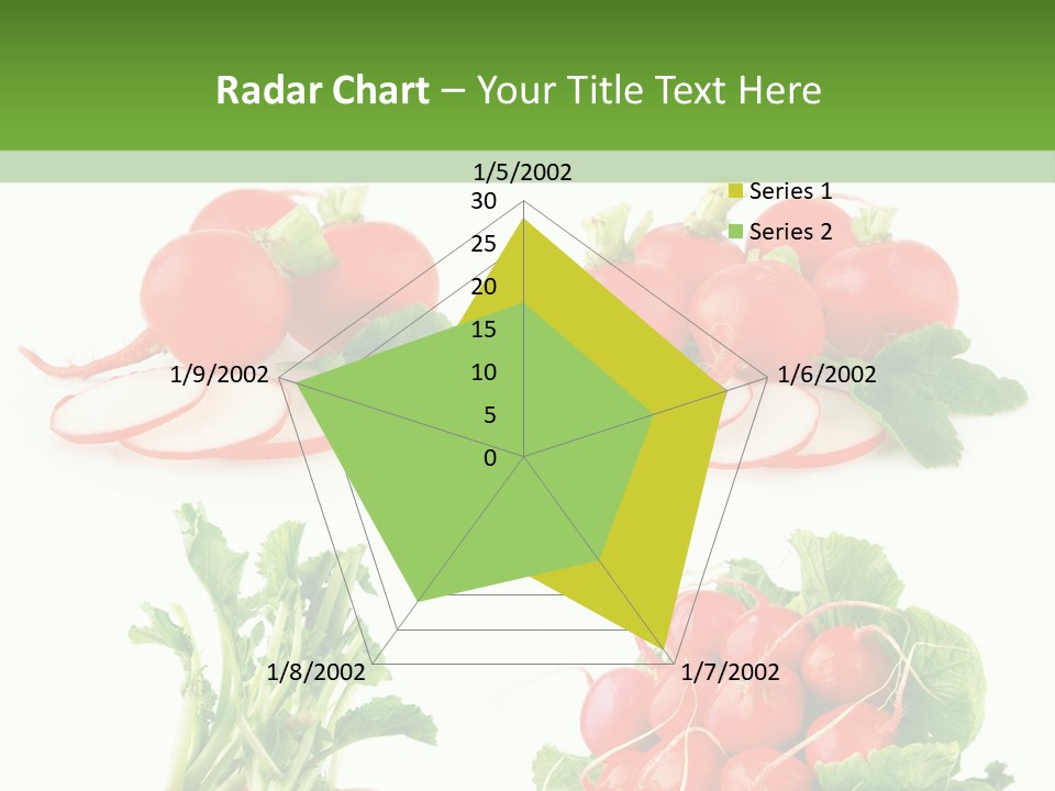 Nutrition Fruit Radish PowerPoint Template