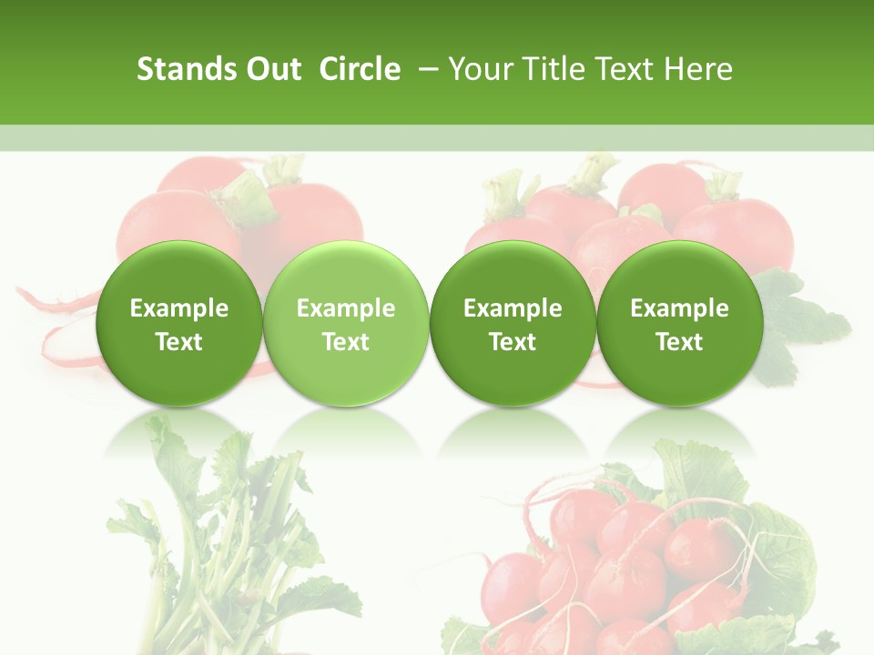 Nutrition Fruit Radish PowerPoint Template