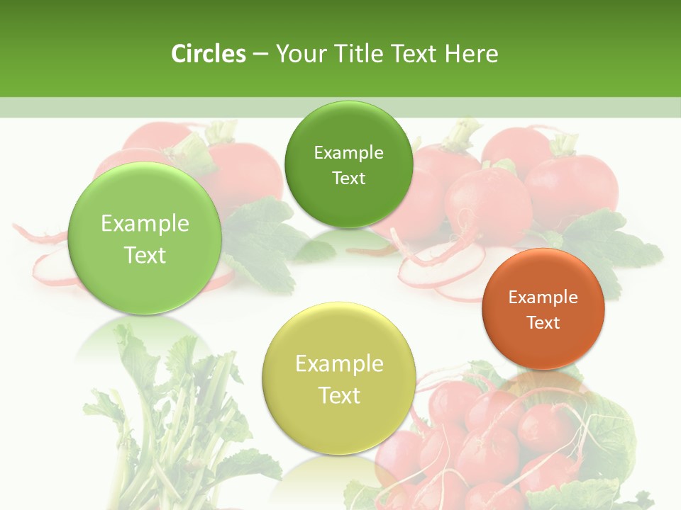 Nutrition Fruit Radish PowerPoint Template