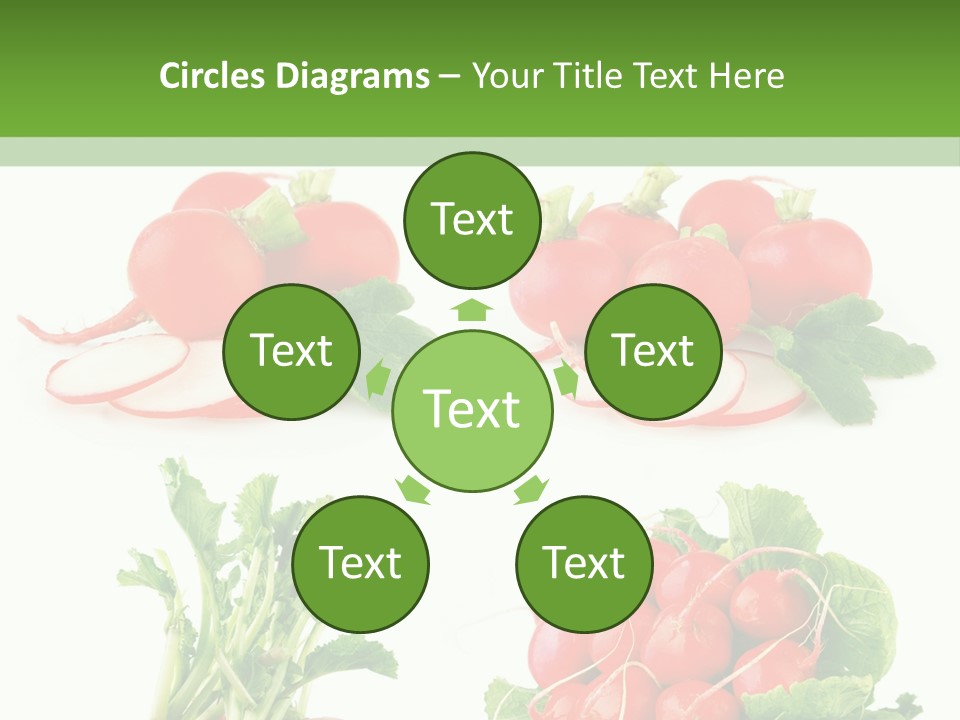 Nutrition Fruit Radish PowerPoint Template