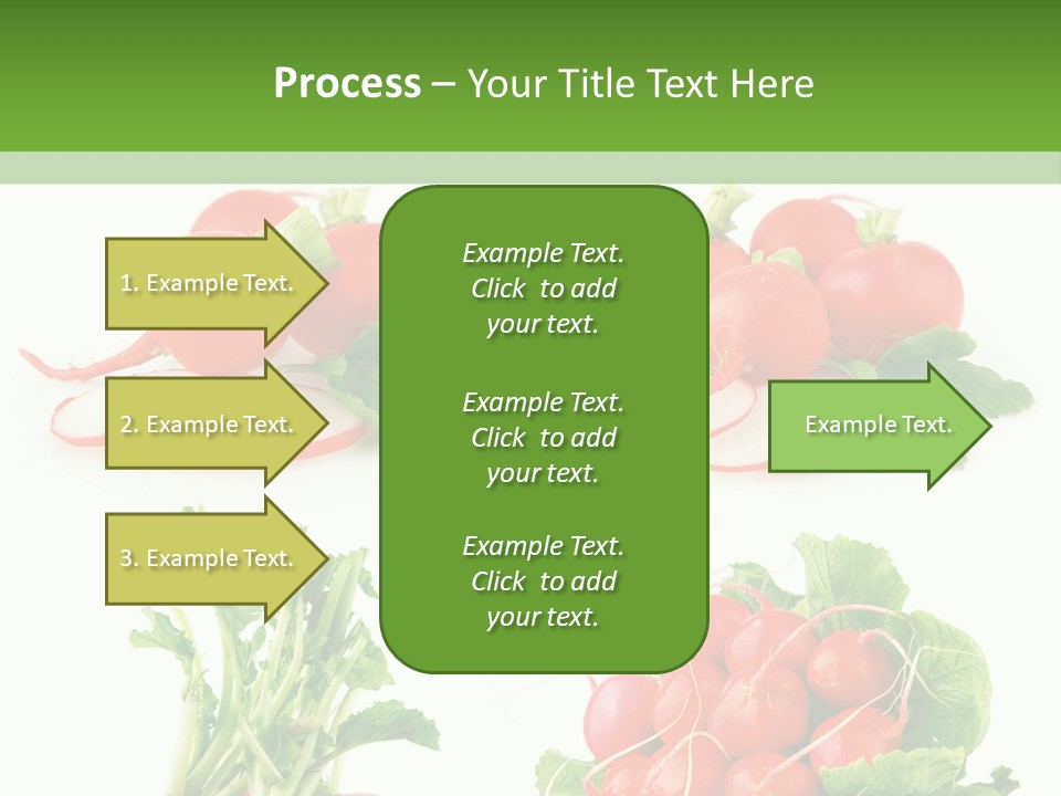 Nutrition Fruit Radish PowerPoint Template