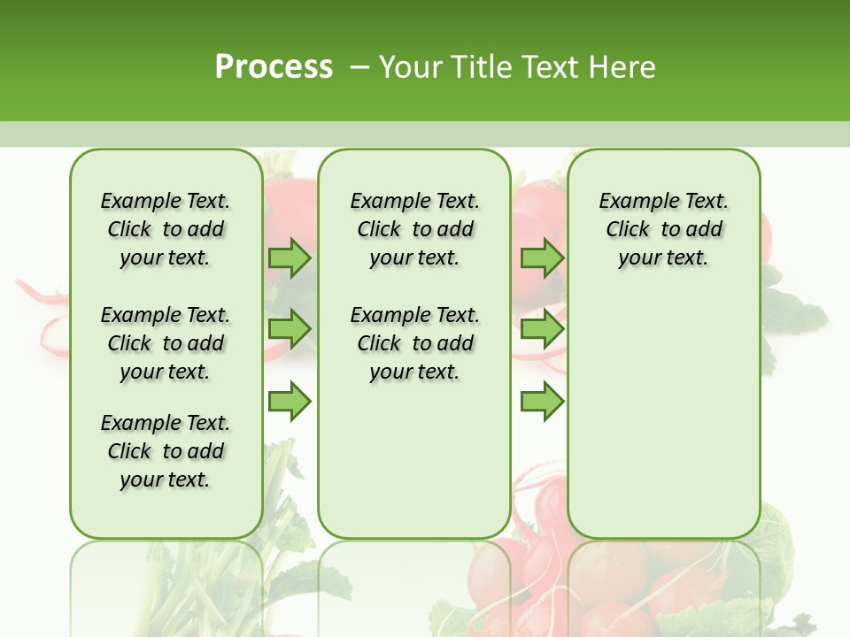 Nutrition Fruit Radish PowerPoint Template