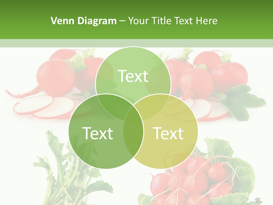 Nutrition Fruit Radish PowerPoint Template