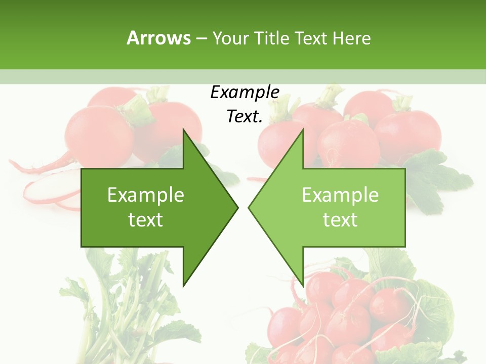 Nutrition Fruit Radish PowerPoint Template