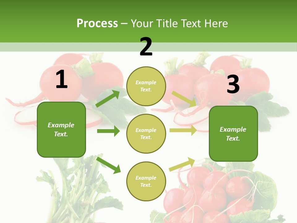 Nutrition Fruit Radish PowerPoint Template