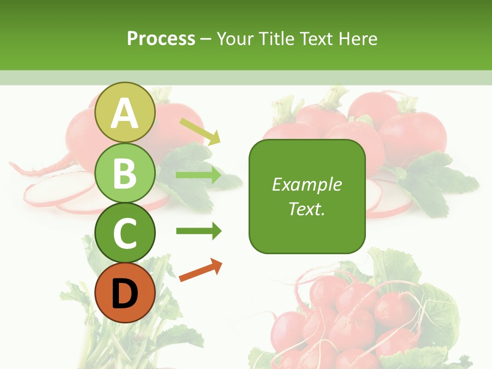 Nutrition Fruit Radish PowerPoint Template