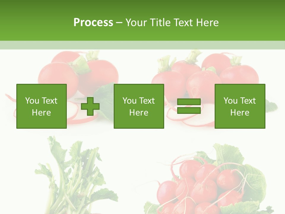 Nutrition Fruit Radish PowerPoint Template