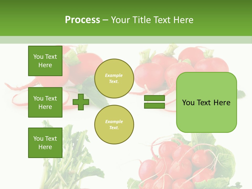 Nutrition Fruit Radish PowerPoint Template