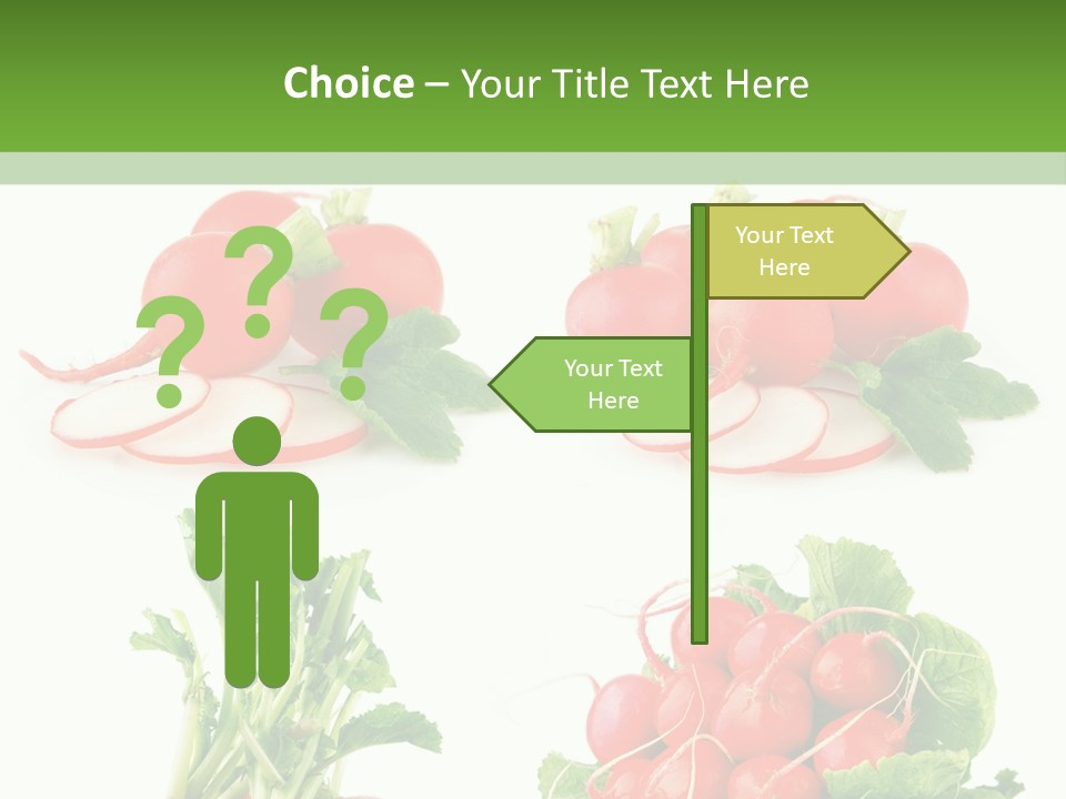 Nutrition Fruit Radish PowerPoint Template