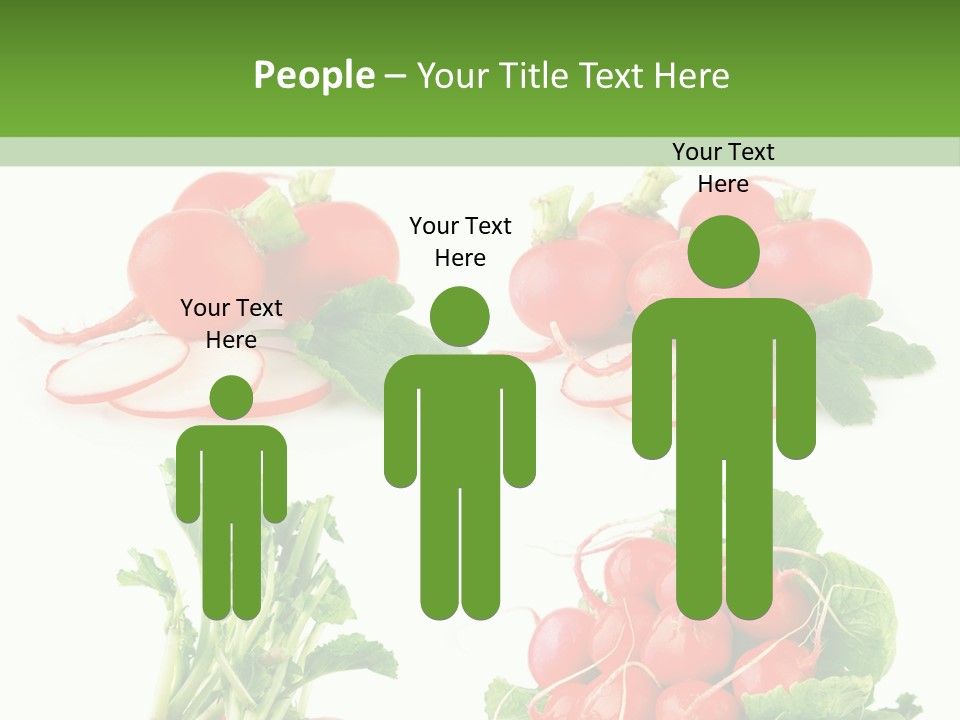 Nutrition Fruit Radish PowerPoint Template