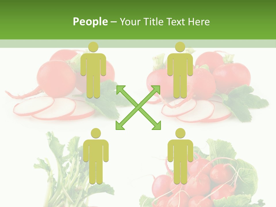 Nutrition Fruit Radish PowerPoint Template