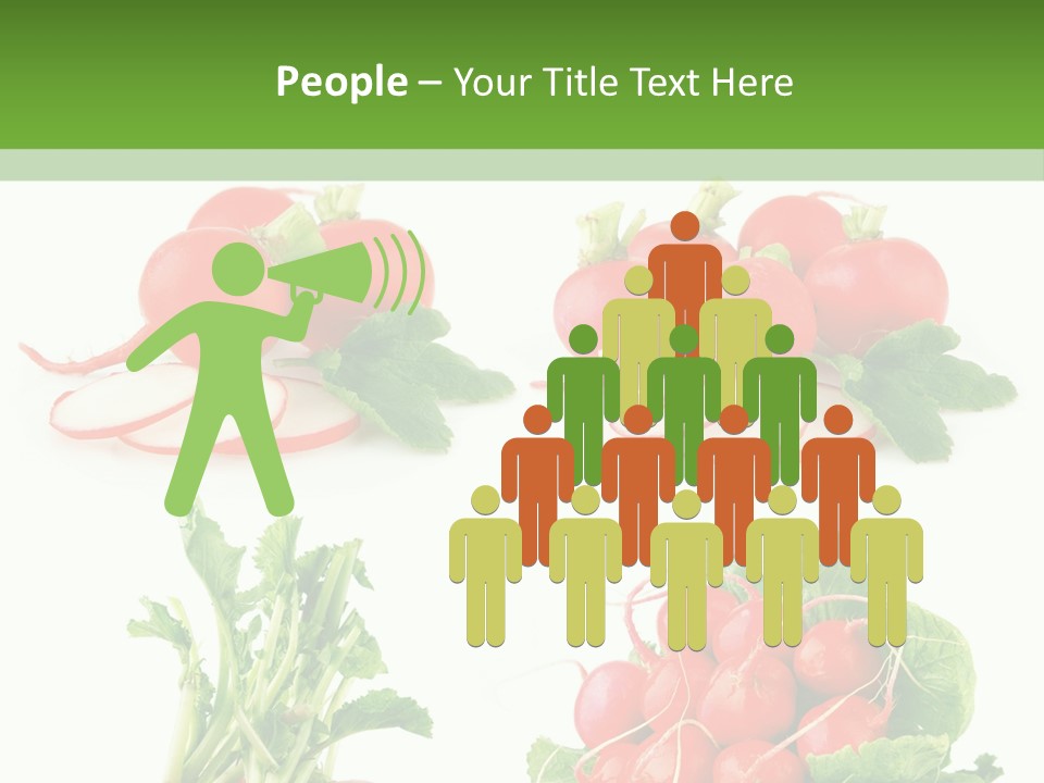 Nutrition Fruit Radish PowerPoint Template