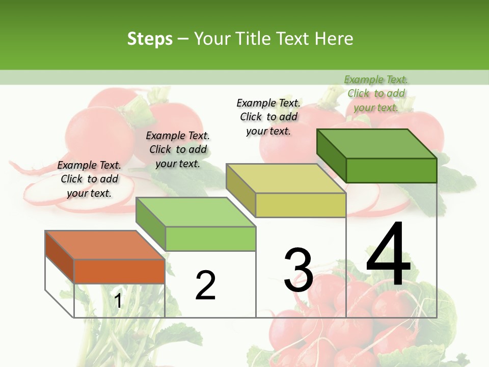 Nutrition Fruit Radish PowerPoint Template