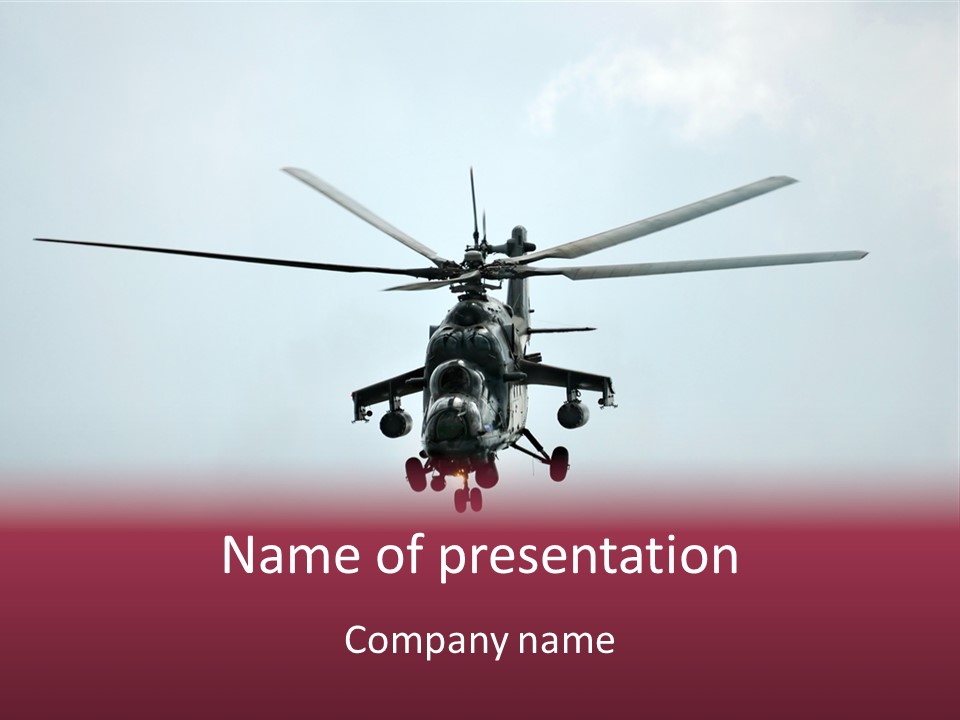 Aerobatic Maks Military PowerPoint Template