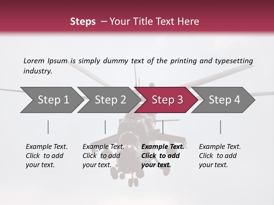 Aerobatic Maks Military PowerPoint Template