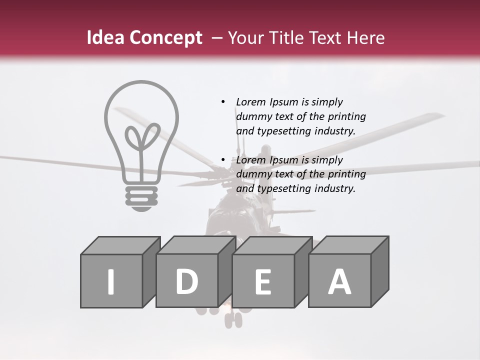 Aerobatic Maks Military PowerPoint Template