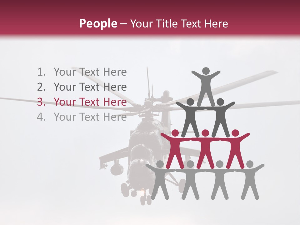 Aerobatic Maks Military PowerPoint Template