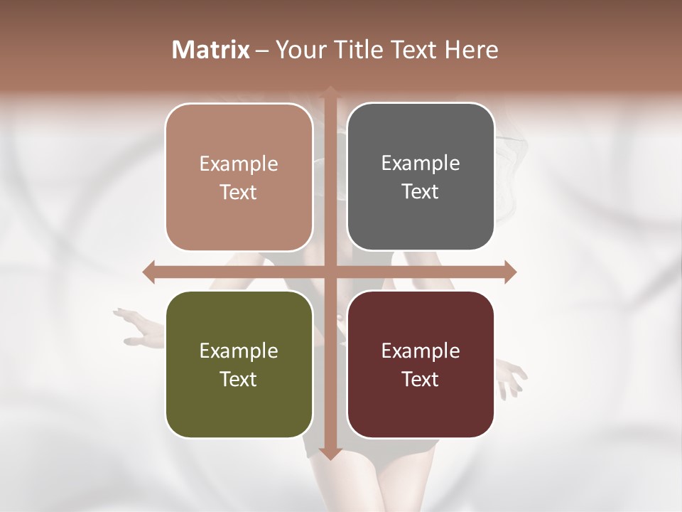 Glamour Nightclub Posing PowerPoint Template