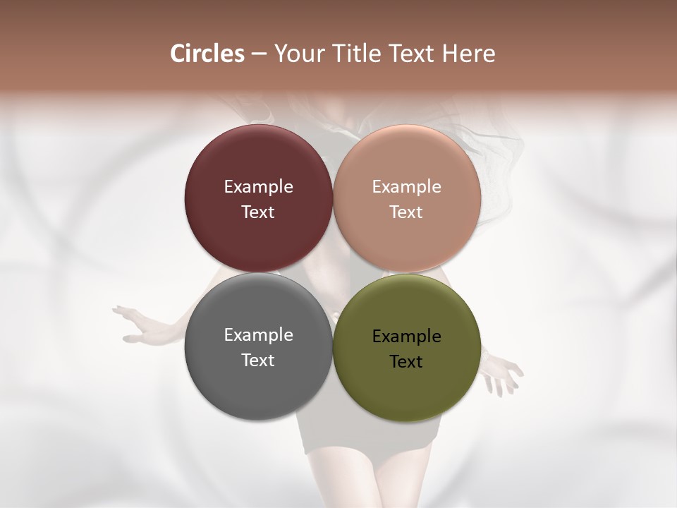 Glamour Nightclub Posing PowerPoint Template