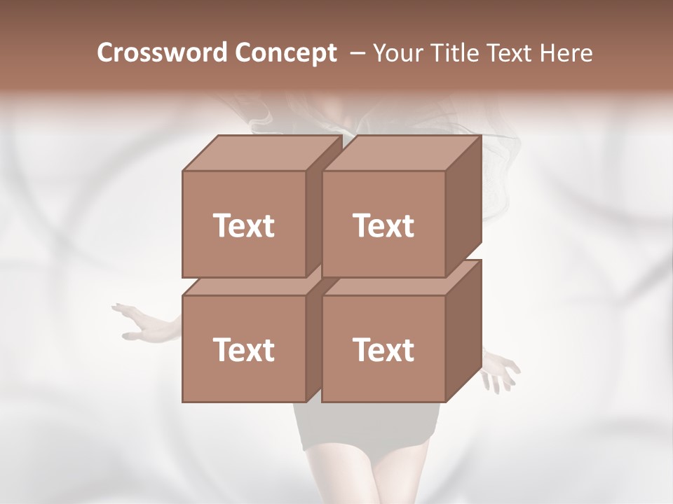 Glamour Nightclub Posing PowerPoint Template