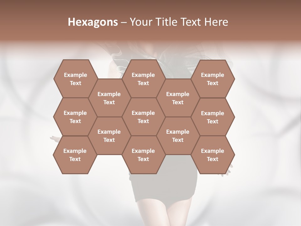 Glamour Nightclub Posing PowerPoint Template