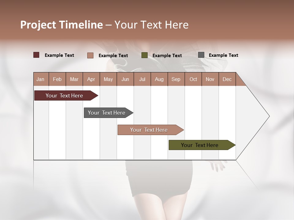 Glamour Nightclub Posing PowerPoint Template