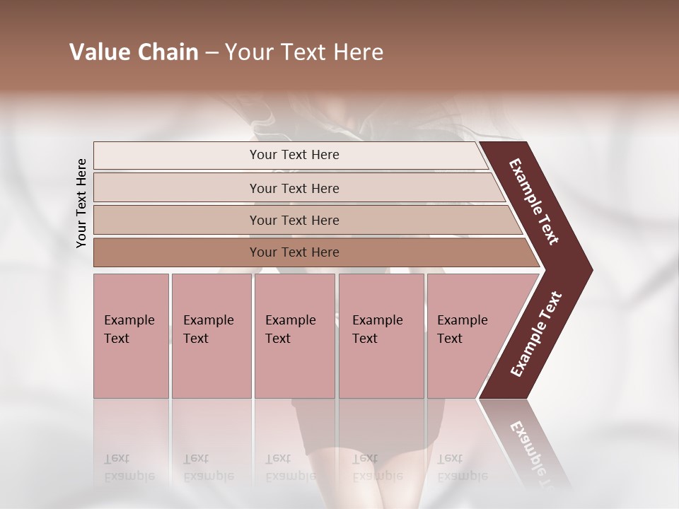 Glamour Nightclub Posing PowerPoint Template