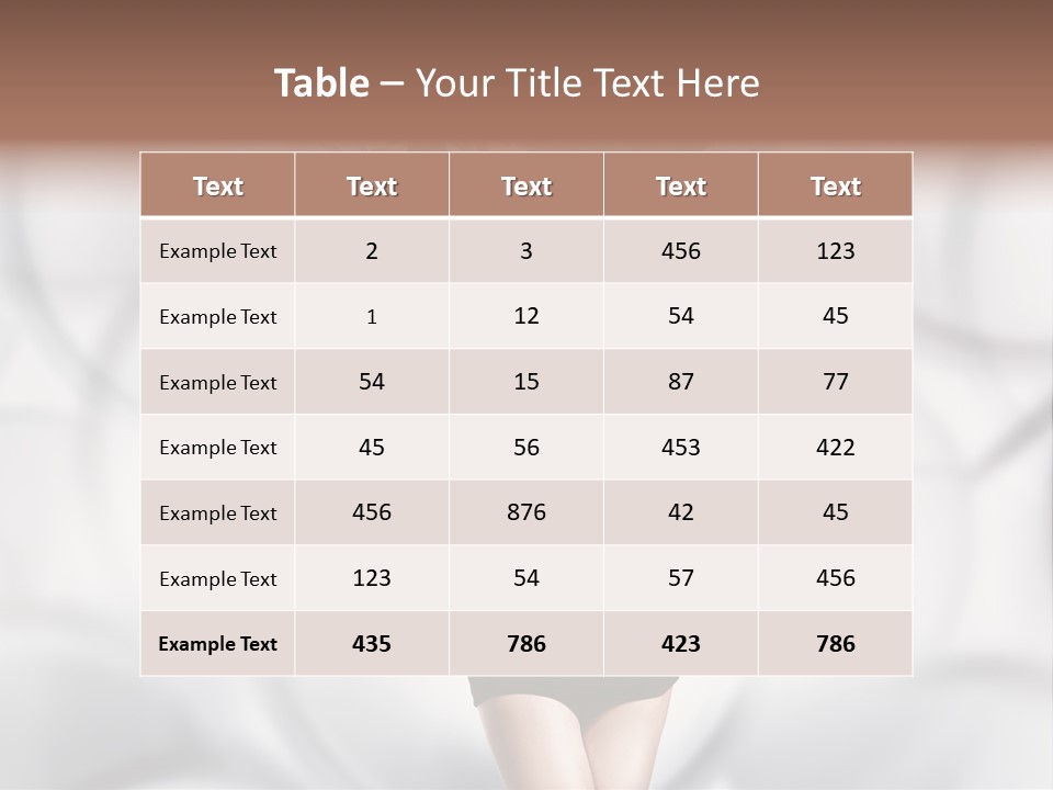 Glamour Nightclub Posing PowerPoint Template