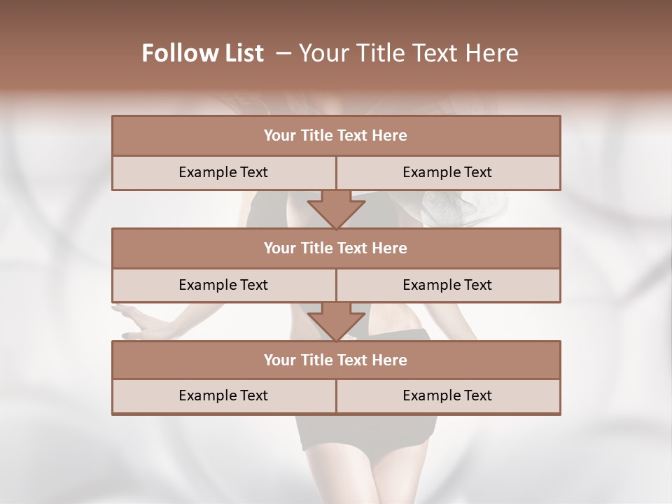 Glamour Nightclub Posing PowerPoint Template