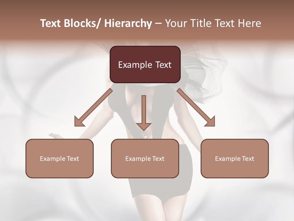 Glamour Nightclub Posing PowerPoint Template