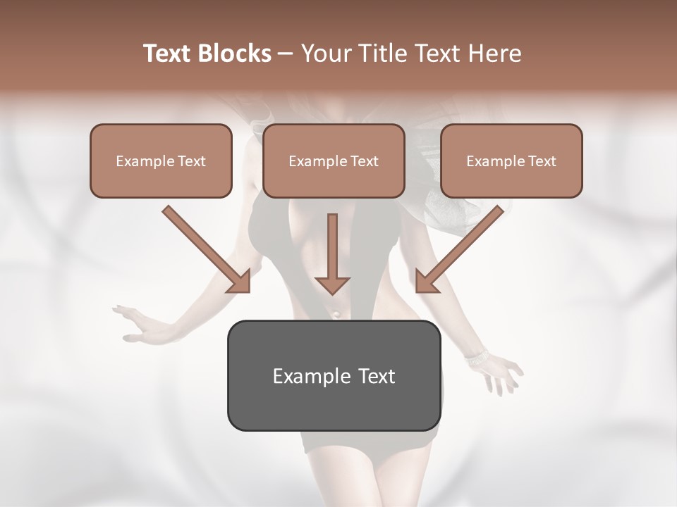 Glamour Nightclub Posing PowerPoint Template