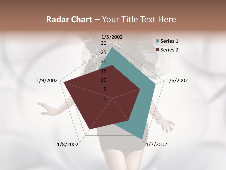 Glamour Nightclub Posing PowerPoint Template