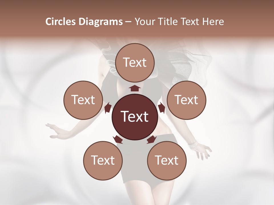 Glamour Nightclub Posing PowerPoint Template