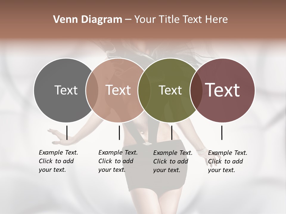 Glamour Nightclub Posing PowerPoint Template