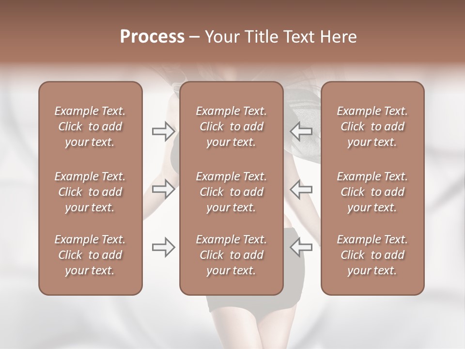 Glamour Nightclub Posing PowerPoint Template