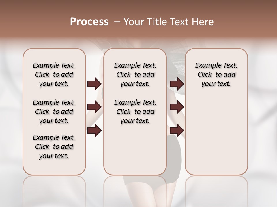 Glamour Nightclub Posing PowerPoint Template